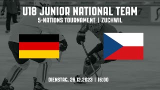 U18 Germany vs Czechia  5Nations Tournament  Zuchwil SUI [upl. by Dehsar]