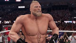 WrestleMania Main event Wwe championship Brock Lesnar vs Goldberg [upl. by Eddie425]