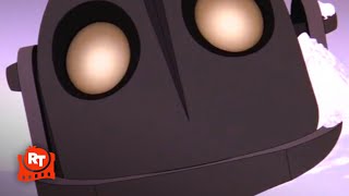 The Iron Giant  Back to Life Heartwarming Scene [upl. by Kendrah]