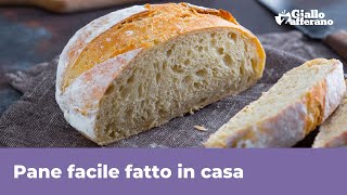 PANE FATTO IN CASA FACILE Ricette perfetta garantita [upl. by Aramac]