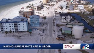 Fort Myers Beach waiving permitting fees after Hurricane Milton [upl. by Adnirol844]