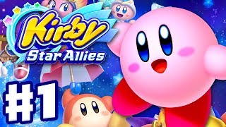 Kirby Star Allies  Gameplay Walkthrough Part 1  Dream Land 100 Nintendo Switch [upl. by Pellikka]