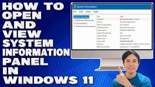 How To Open and View System Information Panel in Windows 1011 Guide [upl. by Suoivatnom766]