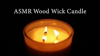 ASMR Wood Wick Candle Crackling No Talking  Loop for Hours [upl. by Hanselka]