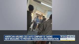 American Airlines CEO says the removal of several Black passengers from a flight was unacceptable [upl. by Oileduab]