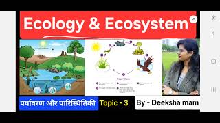 Ecology amp Ecosystem  Environment amp Ecology Lecture  3  Deekshamam UPSC Prelims CrashCourse 2024 [upl. by Eurd]