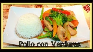 POLLO CON VERDURAS [upl. by Eelinej]