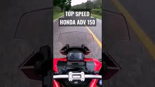 Top Speed Honda ADV 150 [upl. by Akila]