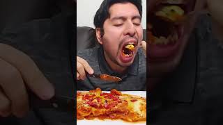 Vegetable lasagna mukbang shorts lasagna mukbang [upl. by Allcot153]