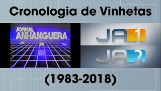 Cronologia de Vinhetas do Jornal Anhanguera GOTO 19832018 [upl. by Alael]