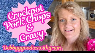 Crockpot pork chops and gravy [upl. by Klusek]