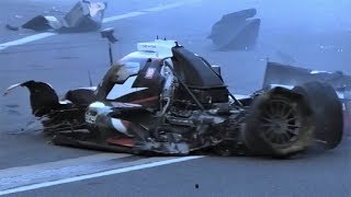 ELMS 4 hours of Spa 2019 FP2  Huge Crash Chatin LMP2  SpaFrancorchamps [upl. by Gabey]