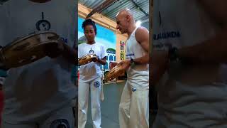 Learning Capoeira songs capoeiralove pandeiro capoeira4all [upl. by Senalda]