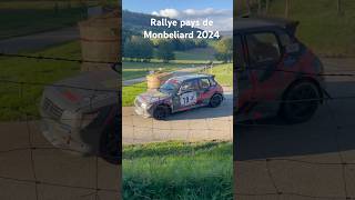 Rallye du pays de Monbeliard 2024 Ludovic jeudy Peugeot 205 gti [upl. by Akcinahs265]