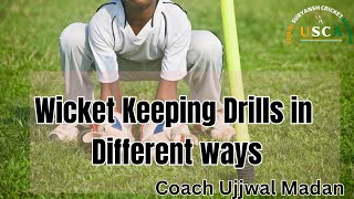 Wicket Keeping Drills in Different ways [upl. by Preiser]