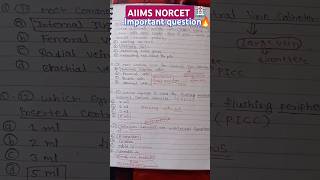 AIIMS NORCET important questions aiims neet uppsc nursingofficer gk norcet utkarshclasses pw [upl. by Anihsak961]