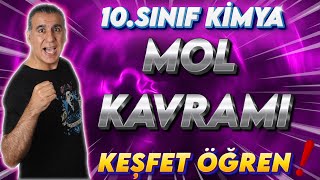 MOL KÜTLE İLİŞKİSİ ÖZET 10 SINIF KİMYA 5 DERS  Mol Kavramı [upl. by Bekah]