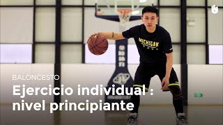 Aprender a botar el balón para principiantes  Baloncesto [upl. by Donna942]