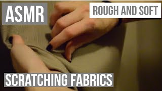 Asmr Scratching on fabrics and tshirt  Soft and rough No talkingwhispering [upl. by Marquis]