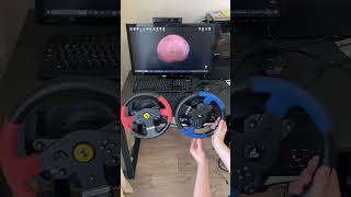 T150 Ferrari VS T150 👉🏻Which one thrustmaster shorts [upl. by Adnilram]