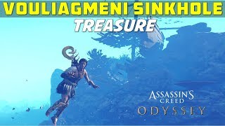 Vouliagmeni Sinkhole  Treasure Location  Attika  AC ODYSSEY [upl. by Cummine334]