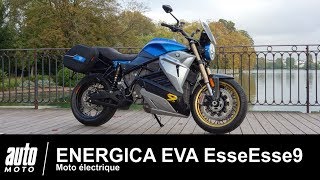 Moto électrique Energica EVA EsseEsse9 ESSAI AutoMotocom [upl. by Foster459]