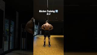 4 Übungen für den Rücken bodybuilding fitness [upl. by Mouldon707]