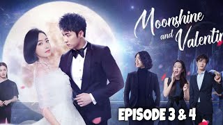 Moonshine and Valentine Episode 3 amp 4 Explained in Hindi  Chinese Drama  Explanations in Hindi [upl. by Otero179]