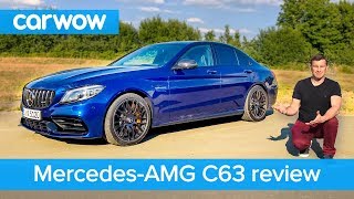 MercedesAMG C63 S 2019 review  see how quick it can get to 60mph  carwow [upl. by Frangos]