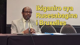 Ikiganiro cya Paul Rusesabagina i Bruxelles  Politiki yikiwaniUbuzima muri Gereza zo mu Rwanda [upl. by Femi]