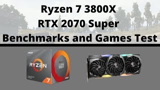 Ryzen 7 3800X Benchmark RTX 2070 Super Benchmarks and Game Play Test [upl. by Elwira]