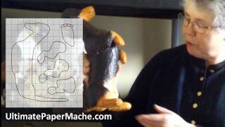 Paper Mache Dachshund [upl. by Ahsienauq]