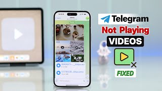 Telegram Videos Not Playing on iPhone  How to Fix [upl. by Mitzl116]