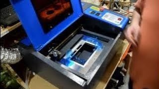 60 Omtech co2 laser unboxing and review [upl. by Zacks936]