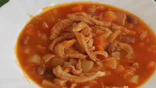 How To beef tripe recipe  trippa alla Romana [upl. by Ivey]