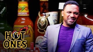 Mike Epps Gets Crushed by Spicy Wings  Hot Ones [upl. by Sperry]