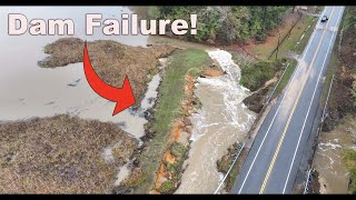 DAMS FAIL IN NORWAY SOUTH CAROLINA  Flash Flooding Tears through South Carolina AGAIN 1172024 [upl. by Harlene]