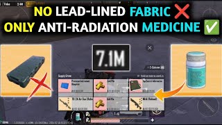 No LEADLINED Fabric ❌ Only ANTIRADIATION Medicine ✅ PUBG METRO ROYALE [upl. by Aloeda]