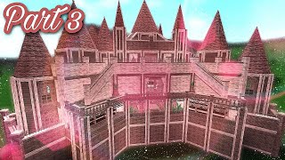 Bloxburg Fantasy Castle Speedbuild Part 38 [upl. by Giardap]