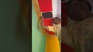 Maskin tep diye design video 🏡🏠🖌️ art reels vairal painting [upl. by Anahoj]