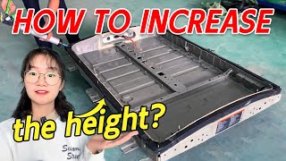 VIVNEHow to increase the height of the battery case for Nissan leaf [upl. by Llenral]