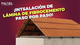 ¡Aprende a Instalar Lámina de Fibrocemento como un Profesional [upl. by Maxwell]