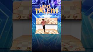 The Impossible Split AGT Magician the man out of bag 😱 agt americasgottalent shorts [upl. by Atilemrac]