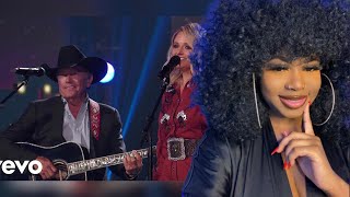 FIRST TIME REACTING TO  GEORGE STRAIT amp MIRANDA LAMBERT quotRUNquot LIVE AT THE ACM AWARDS  REACTION [upl. by Merci]