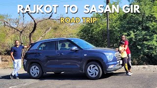 Rajkot to Sasan Gir Road Trip  Roving Family [upl. by Aicia]