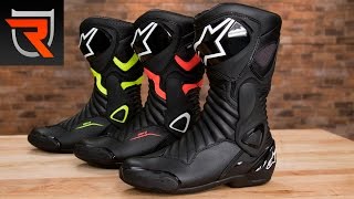 Alpinestars SMX6 V2 Drystar Motorcycle Boots Product Spotlight Review  Riders Domain [upl. by Roane]