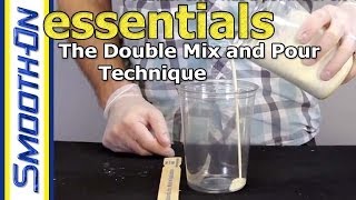 How to Mix Casting Resin  Double Mix and Pour  Mold Making Essential [upl. by Norrab]