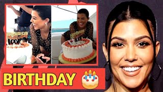 Kourtney Kardashian APPRECIATE Kim Kardashian For Her Awesome Birthday Gifts 🎁 [upl. by Kceb]