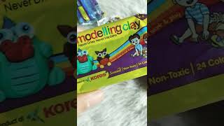 Unboxing molding clay clay which never dry 😱 unboxingDIY Divyanshii [upl. by Glori]