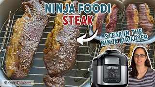 Ninja Foodi Steak steak in the Ninja air fryer [upl. by Peggir349]